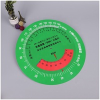 Roue de mesure de la santé de la règle de la calculatrice de roue de date médicale de forme ronde