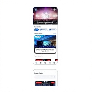 Application de réservation d'événements et de billets pour la découverte d'événements, la réservation de billets, les paiements sécurisés, l'accès par QR code et les mises à jour de réservation en temps réel. - Product Image 1