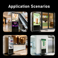 Pantalla LCD HRAY de 43 Pulgadas 16:9 60Hz, Tablero de Menú Digital, Pantalla Publicitaria, OEM ODM Personalizada para Cafetería, Restaurante