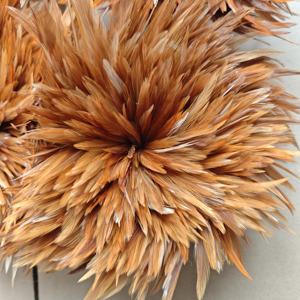 Plumes de coq teintes de 4-6-8 pouces, plumes de poulet enfilées, plumes de selle, plumes de <span class=keywords><strong>cou</strong></span>, matériaux pour la pêche à la mouche, la fabrication de mouches - Product Image 2