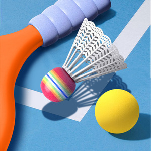 Juego de Raquetas de Bádminton Ligeras para Niños, Juguete de Tenis Completo para Niños con Pelotas para Juegos Familiares - Product Image 2