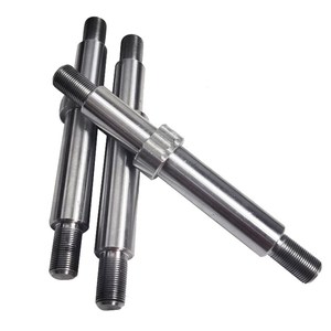 Op maat gemaakte CNC-draaiwerkjes, precisie-as, schroefdraad, motoras, CNC-bewerkte onderdelen, 304/316 roestvrijstalen as - Product Image 1