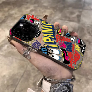 Funda de teléfono Ins Design Street Doodle Graffiti Chicken Tracks IMD a prueba de golpes para <span class=keywords><strong>iPhone</strong></span> 16 15 Pro Max 14 13 12 <span class=keywords><strong>11mini</strong></span> - Product Image 4