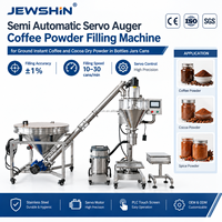 Machine de remplissage semi-automatique haute précision à vis sans fin pour poudres (café, farine, protéines, épices) et emballage en bouteilles/sacs