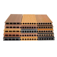 Dalles de Platelage Extérieur Modernes en Bois Composite (WPC), Revêtement de Sol DIY Durable et Imperméable pour Terrasses Extérieures en WPC