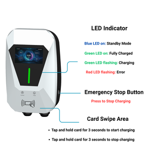 <span class=keywords><strong>Estaciones</strong></span> de Carga <span class=keywords><strong>para</strong></span> Vehículos Eléctricos de Pared, 7kw, 11kw, 22kw, Cargador Inteligente <span class=keywords><strong>para</strong></span> Vehículos Eléctricos, 32a, Tipo 2, Wallbox <span class=keywords><strong>para</strong></span> Hogar - Product Image 2