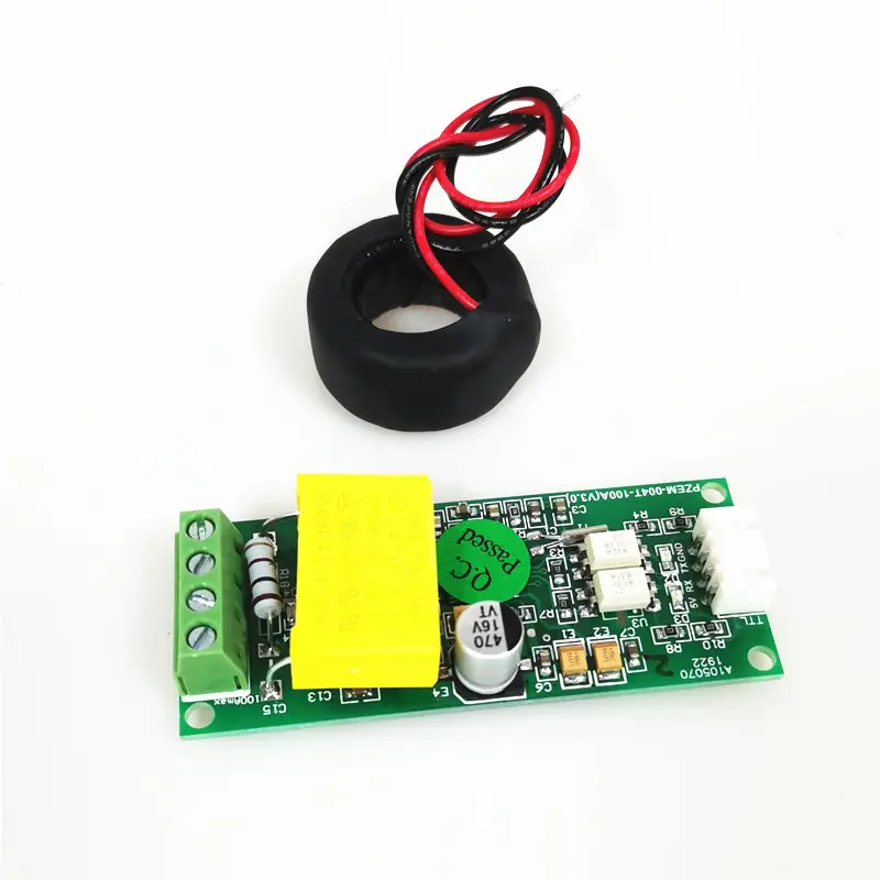 Warmefair PZEM-004T 110V/220V 100A moniteur d'alimentation intelligent compteur d'énergie monophasé Modbus TTL ampèremètre électrique AC Watt Kwh mètre