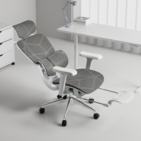 Chaise ergonomique en maille Yazhi avec soutien lombaire, idéale pour le bureau à domicile, respirante, base à cinq étoiles, accoudoirs réglables