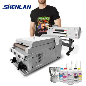 DTF Transfer Printer/pet film/Powder Shaking/Heat Press /ink/Oven/ Printing Machine
