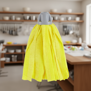 Testina di Ricambio per Mop Fregona Max Pro Yellow Strip con Cappuccio Grigio 08010 - Product Image 3