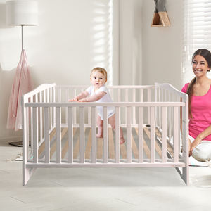 Venta al por mayor, superventas, diseño moderno, niñas y niños, <span class=keywords><strong>cuna</strong></span> convertible y <span class=keywords><strong>cambiador</strong></span>, <span class=keywords><strong>cuna</strong></span> <span class=keywords><strong>de</strong></span> madera blanca oscilante - Product Image 4