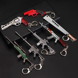 Game Model Gun Keychain Model <b>Key</b> Ring Metal Pendant Souvenir Accessories Gift Toy Pendant <b>Key</b> <b>Chain</b> - Product Image 4