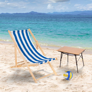 เก้าอี้อลูมิเนียมกลางแจ้งพับได้สำหรับสระว่ายน้ำเก้าอี้อาบแดดเก้าอี้ชายหาด - Product Image 6