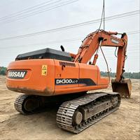 Kullanılmış Paletli Ekskavatör DH220LC-7 DH300, Orjinal Doosan Motorlu, İkinci El Doosan İş Makinesi İnşaat İçin Satılık