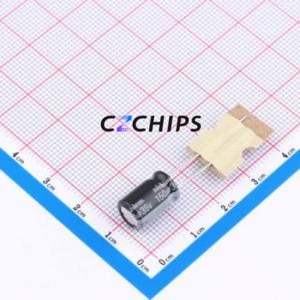 Condensador Electrolítico de Aluminio de Montaje Pasante UHE1V151MPD1TD, D8xL11.5mm, 150uF, 20%, 35V, 640mA-100kHz - Product Image 1