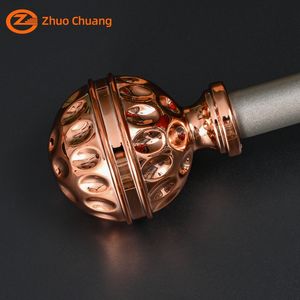 Accessoires <span class=keywords><strong>pour</strong></span> fenêtres en gros, embouts de tringle à <span class=keywords><strong>rideau</strong></span> ronds, longue durée de vie, <span class=keywords><strong>pour</strong></span> chambre à coucher - Product Image 2