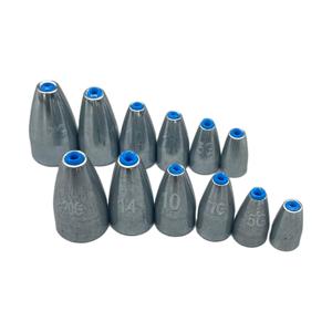 Plomos de pesca de aleación de 3.5g, 5g, 7g, 10g con orificio pasante y revestimiento de plástico para reducir el desgaste de <span class=keywords><strong>la</strong></span> línea, ideales para <span class=keywords><strong>la</strong></span> pesca con montura Texas - Product Image 2
