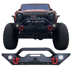 Parachoques delantero compatible con <span class=keywords><strong>Jeep</strong></span> Wrangler JK JKU JL jlu JT - Product Image 2
