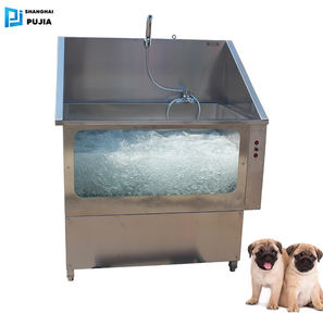 Baignoire de luxe en acier inoxydable avec fonction <span class=keywords><strong>SPA</strong></span> et air chaud, trois options de taille pour le bain et le toilettage des animaux de compagnie dans la salle de bain - Product Image 1