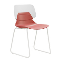 Chaises de loisirs empilables ergonomiques en PP, modernes, légères, durables, imperméables, résistantes à l'usure, confortables, pour usage commercial, domestique et de bureau