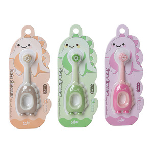 Cepillo de Dientes Infantil de Dibujos Animados para Niños de 0 a 3 Años, Cerdas Suaves con Flúor, Cabezal de Cepillo de Dientes Bonito, por el Fabricante - Product Image 2
