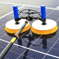 Robot de nettoyage de panneaux solaires photovoltaïques de 3,5 / 5,5 / 7,5 mètres avec perche extensible et tube télescopique