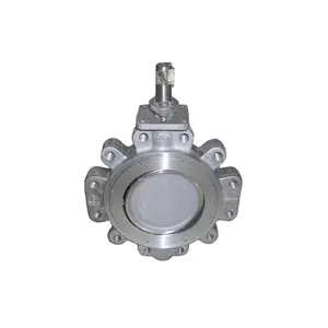 Customized Double Eccentric Butterfly Valve Resin Sand Casting Pipe Fittings Parts