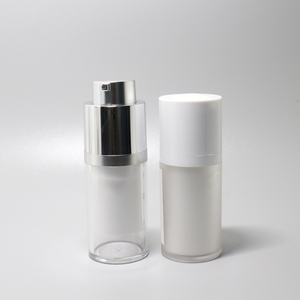 Custom Empty Luxury Twist 15ml 30ml 50ml Frosted Cream Cosmetic Lotion Serum Plastic Airless <b>Pump</b> <b>Bottle</b> Skincare Essence Lotion - Product Image 4