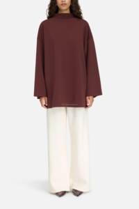 Customize Logo Cotton Modest Shirt <strong>Abaya</strong> Oversized T-Shirt Casual Women Islam Autumn Loose Fit Tops - Product Image 4