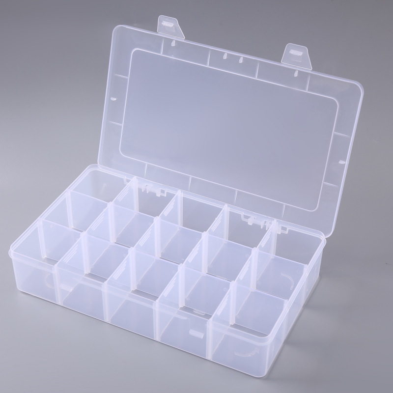 COPP01 15 Large Grids Compartment Storage Box with Dividers