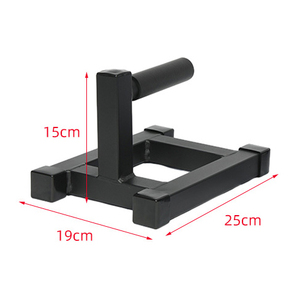 Barras de realce de calistenia de acero cromado fuerte, manijas de realce de metal para flexiones, mini barras paralelas con asas antideslizantes - Product Image 5