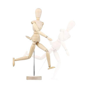 Maniquí de Madera Articulado Flexible para Suministros de Arte, Dibujo y Decoración, Figura Humana, Marioneta de Juguete - Product Image 3