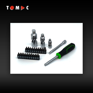 Juego de Herramientas de Dado TOMAC CRV de 172 Piezas con Encastres de 1/4\", 3/8\" y 1/2\" con Mango de Trinquete de 3 Colores para Mecánica Completa - Product Image 5