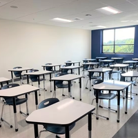 Bureaux et chaises d'école Bureaux et chaises pour enfants d'école unique pour étudiants