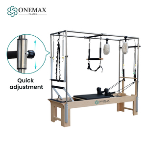 ONEMAX Cadillac Reformer Comercial de Pilates con <span class=keywords><strong>Torre</strong></span> Completa, Mesa de Trapecio de Madera para Pilates, Equipo de Rehabilitación y Fitness - Product Image 3