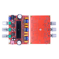 Module amplificateur audio WAVGAT 2.1 TPA3116D2 100W 12V-24V à large plage de tension pour subwoofer, circuit amplificateur de puissance sonore personnalisé