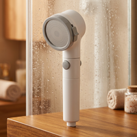 Robinet en laiton chromé à poignée unique, pommeau de douche pluie en plastique ABS avec filtre, style japonais, pour salle de bain - Prix de gros