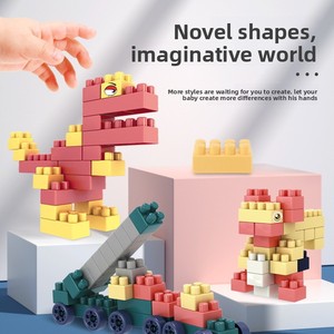 Set di 520 Blocchi di Costruzione in Plastica per Bambini, Puzzle Educativo a Particelle Grandi, Gioco di Impilamento Morandi Block Paradise 4-6 Anni - Product Image 2