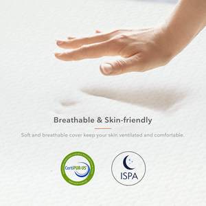 Euro-Top lujo de alta densidad Individual Doble completo rey colchón dormir bien tamaño King colchón de espuma de alta Rebonded Colchones - Product Image 3