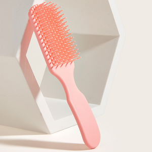 Nine Pronged Hair <b>Comb</b> Large TPEE Massage <b>Comb</b> Home Use Pink Purple Green Black - Product Image 3