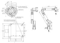 Nouveau bras robotique de manipulation Cobot Kassow Robots Edge Edition 7 axes avec caméra de profondeur Intel RealSense D457 D456