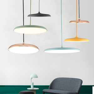 Xuansheng Nordic Pendant <b>Light</b> Aluminum Led Chandelier Home Decor Creative Lighting For <b>Dining</b> Room Office Bedroom Bar - Product Image 2