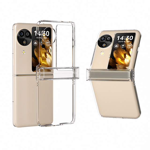 For OPPO Find N3 Flip Mobile Phone High Quality Shockproof Protective Phone Cover Transparent Phone Case