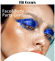 Gel pailleté multicolore pour le visage, le corps, les lèvres, les yeux, les cheveux, paillettes brillantes, gel scintillant, paillettes pour la fête, décoration de maquillage
