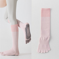 Chaussettes de compression sportives pour femmes, chaussettes de mollet, vente en gros, pour fitness, course à pied et saut à la corde, chaussettes de compression musculaire, tube long, yoga