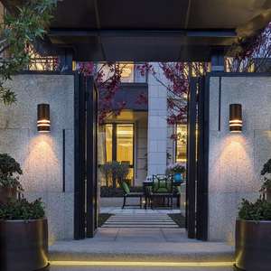 Etl CE IP65 lampada da parete esterna impermeabile moderna in alluminio <span class=keywords><strong>lampadine</strong></span> a LED verso il basso luci esterne da parete da <span class=keywords><strong>esterno</strong></span> - Product Image 4