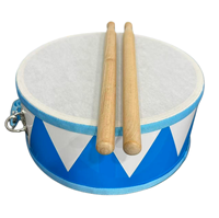 Prix d'usine – Ensemble de double caisse claire triangulaire en bois bleu, percussions artisanales pour festivals, célébrations et défilés
