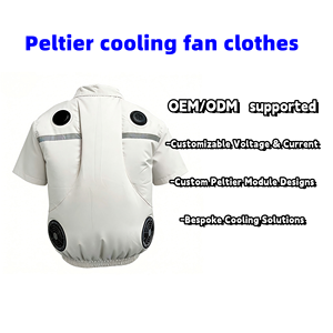 Radiador Semiconductor Peltier Transpirable de Manga Corta 2026 con Ventilador, Cómodo para Trabajadores - Product Image 3