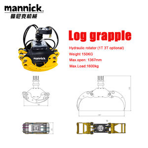 Bosbouw Hydraulische Grijper 360 Graden Rotatie Robuuste Structuur Geschikt Voor Houtoverdracht - Product Image 6