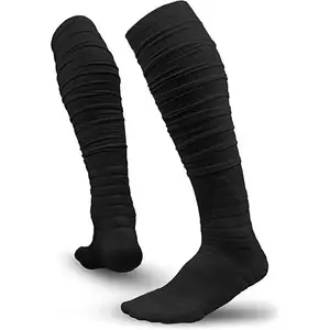 custom adult Sweat-Absorbent Anti-slip football super long over the knee football baseball hockey softball Sports socks